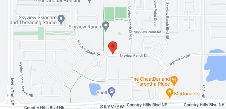 map of #2305 155 SKYVIEW RANCH WY NE